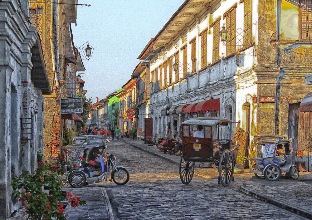 Calle_Crisologo,_Vigan,_Philippines_1 Vigan with CarAndDriverManila